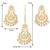 Aheli traditional jewellery kundan pearl studded maang tikka & earring set for women