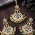 Aheli bridal kundan earring maang tikka set indian traditional jewellery for women