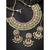 Aheli mint kundan choker necklace earrings with maang tikka jewellery set