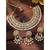 Aheli white kundan choker necklace earring with maang tikka jewellery set