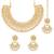 Aheli white kundan choker necklace earring with maang tikka jewellery set