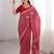 Pink bloue piece with cotton printed saree