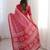 Pink bloue piece with cotton printed saree