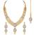 Aheli kundan long necklace with earring maang tikka jewellery set