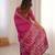 Pink bloue piece with cotton printed saree