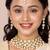 Aheli flower kundan pearl necklace with maang tikka earring traditional jewellery set