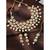 Aheli flower kundan pearl necklace with maang tikka earring traditional jewellery set