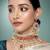 Aheli red meenakari bridal choker necklace dangler earring jewellery set