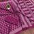 Pink bloue piece with cotton printed saree