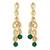 Aheli green traditional jewellery kundan pearl layered necklace earring maang tika set   fancy