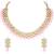 Aheli ethnic kundan pearl bridal traditional choker necklace jewellery set with dangle earrings