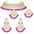 Aheli pearl kundan choker necklace earring maang tikka traditional jewellery set