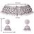 Aheli silver rhodium plated traditional kundan choker necklace jhumki earring set