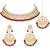 Aheli maroon kundan pearl choker necklace earring mang tikka traditional jewellery set