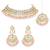 Aheli pink choker necklace earring maang tikka traditional jewellery set gift for women