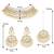 Aheli white kundan pearl choker necklace earring maang tikka traditional jewellery set for women