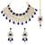 Aheli choker necklace with maang tikka earrings traditional bridal wedding jewellery set for women