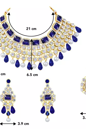 Aheli choker necklace with maang tikka earrings traditional bridal wedding jewellery set for women