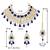 Aheli choker necklace with maang tikka earrings traditional bridal wedding jewellery set for women