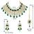 Aheli choker necklace with maang tikka earrings traditional bridal wedding jewellery set gift for women
