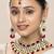 Aheli choker necklace with maang tikka earrings traditional bridal wedding jewellery set for women