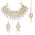 Aheli choker necklace with maang tikka earrings indian traditional bridal wedding jewellery set for women