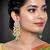 Aheli gold plated kundan studded beaded green chandelier classic drop earrings for women traditional ethnic jewellery
