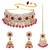 Aheli traditional choker necklace earring maang tikka jewellery set for women