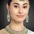 Aheli green choker necklace with earrings maang tikka for women indian traditional jewellery set