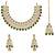 Aheli green choker necklace with earrings maang tikka for women indian traditional jewellery set