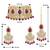 Aheli choker necklace with earrings maang tikka for women indian traditional jewellery set