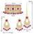 Aheli kundan choker necklace with earrings maang tikka for women traditional jewellery set