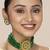 Aheli kundan choker necklace with big round stud earrings traditional jewellery set for women