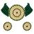 Aheli kundan choker necklace with big round stud earrings traditional jewellery set for women