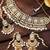 Aheli kundan pearl adjustable choker necklace with earrings maang tikka for women indian traditional jewellery set