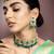 Aheli traditional kundan pearl bridal choker necklace jewellery set for women
