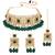 Aheli traditional kundan pearl bridal choker necklace jewellery set for women