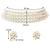 Aheli choker necklace with stud earrings gift for women traditional jewellery set