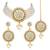Aheli kundan beaded choker necklace traditional jewellery set for women