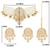 Aheli gold-plated & white kundan & pearls studed multistrand choker jewellery set