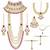 Aheli traditional kundan dulhan bridal jewellery set with choker earrings maang tikka hathphool for women
