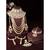 Aheli traditional gold plated kundan dulhan bridal jewellery set with choker earrings maang tikka hathphool for women