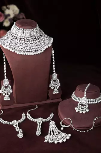 Aheli jodha akbar style choker necklace bridal jewellery set gift for women