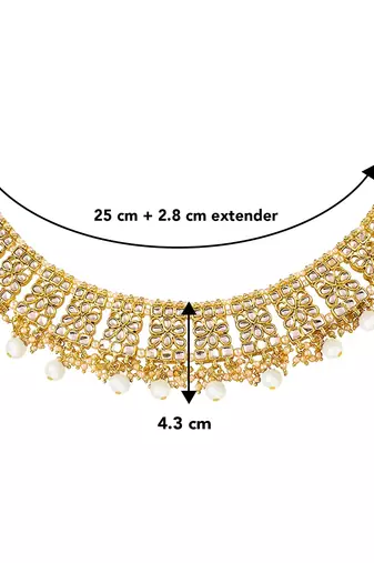 Aheli bridal kundan pearl anklet payal ethnic indian traditional jewellery for women