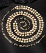 Aheli traditional adjustable kundan waist belt kamar bandh belly chain jewellery gift for women
