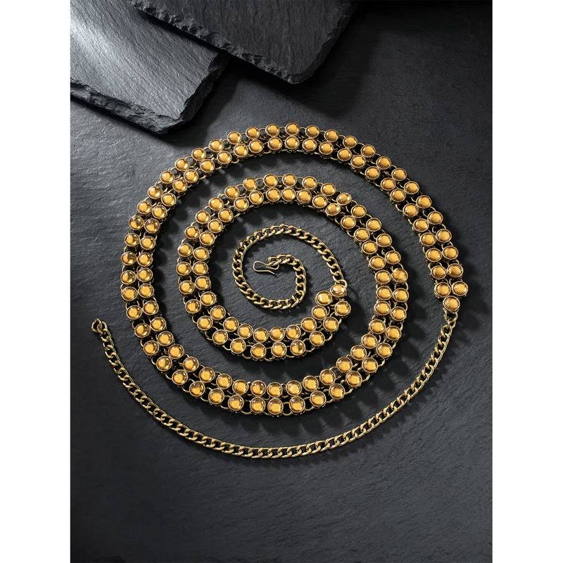 Aheli traditional jewellery kundan waist belt kamar bandh ethnic belly chain for women