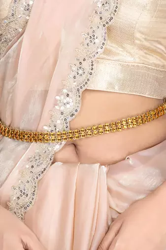 Aheli traditional jewellery kundan waist belt kamar bandh ethnic belly chain for women
