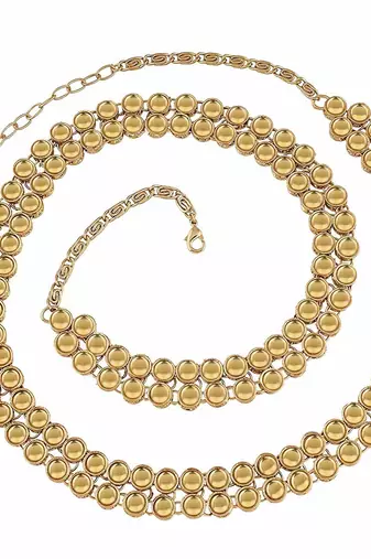 Aheli traditional jewellery kundan waist belt kamar bandh ethnic belly chain for women