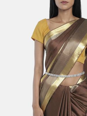 Aheli traditional jewellery kundan waist belt kamar bandh belly chain for women 2