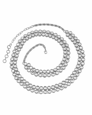Aheli traditional jewellery kundan waist belt kamar bandh belly chain for women 3